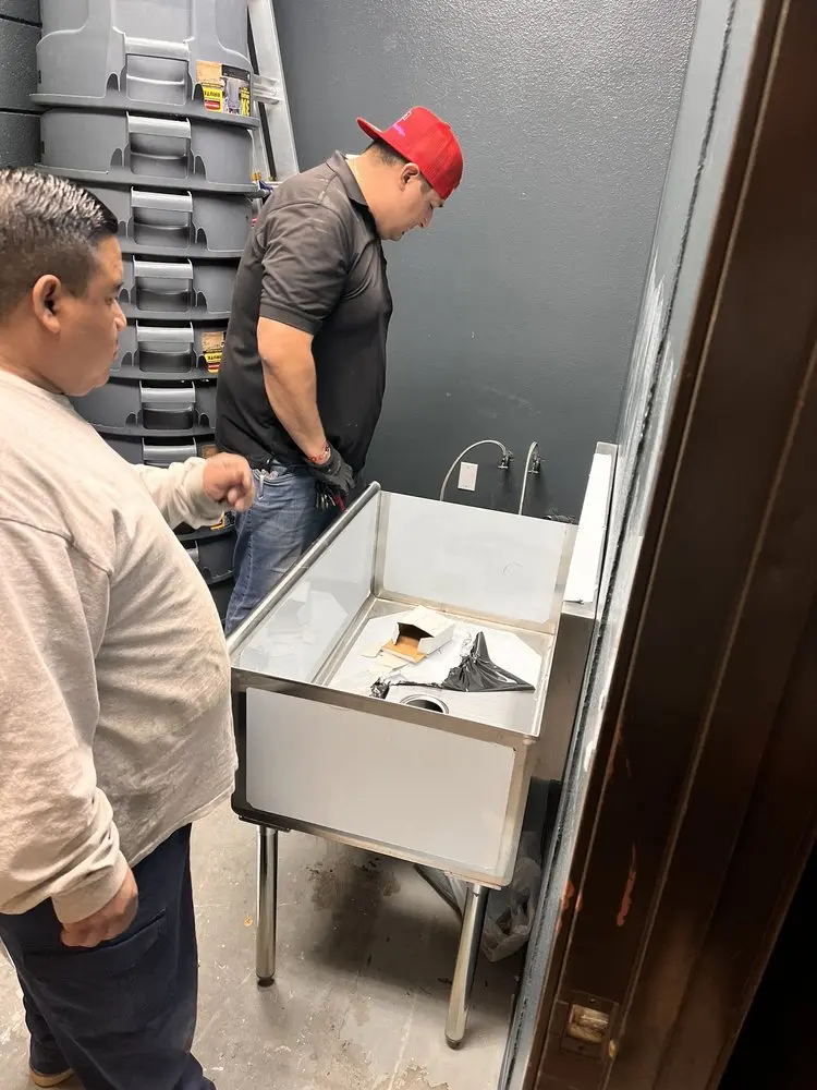 Commercial plumbing and sink installation in Pismo Beach